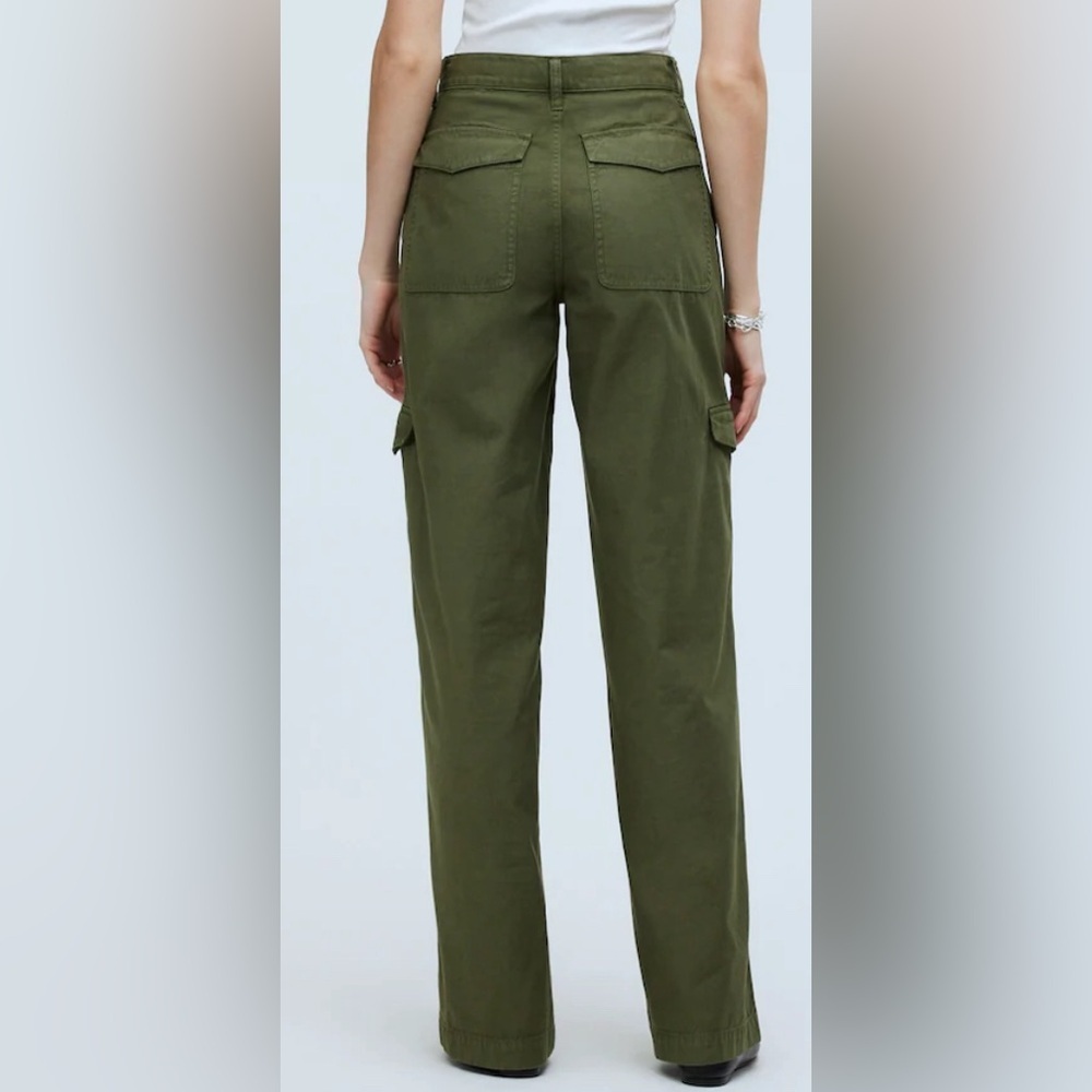 NWOT Madewell Griff Superwide-Leg Cargo Pants in Garment Dye - Picture 4 of 7